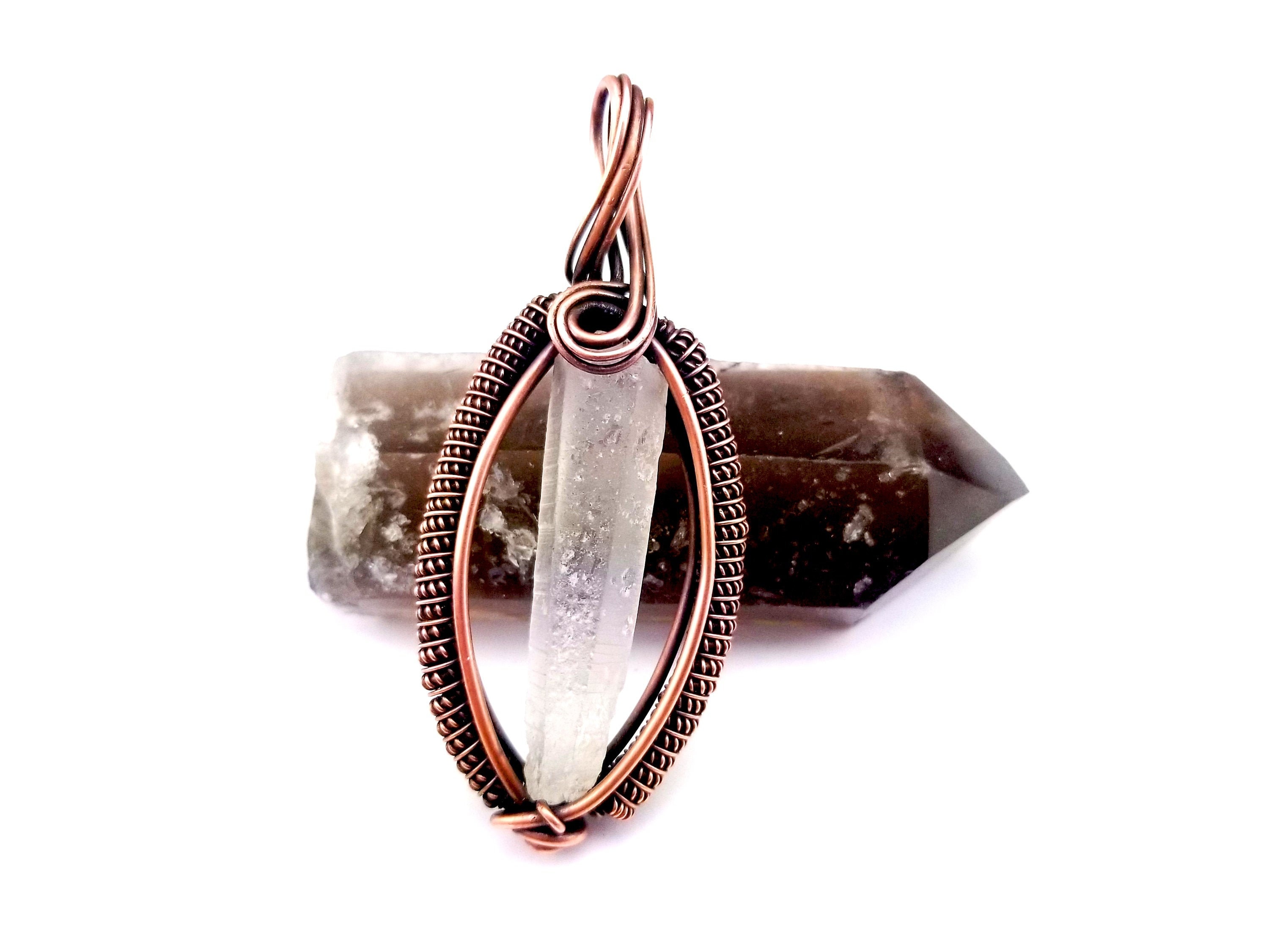 Wire wrapped crystal point deals