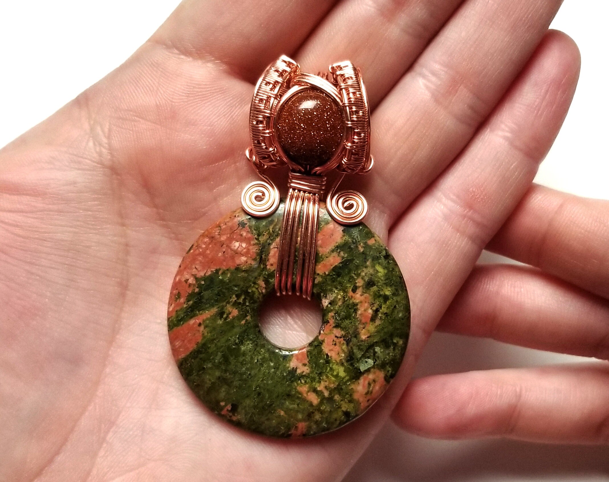 Wire Wrap Tutorial Wire Wrap Donut Pendant Tutorial How to Etsy