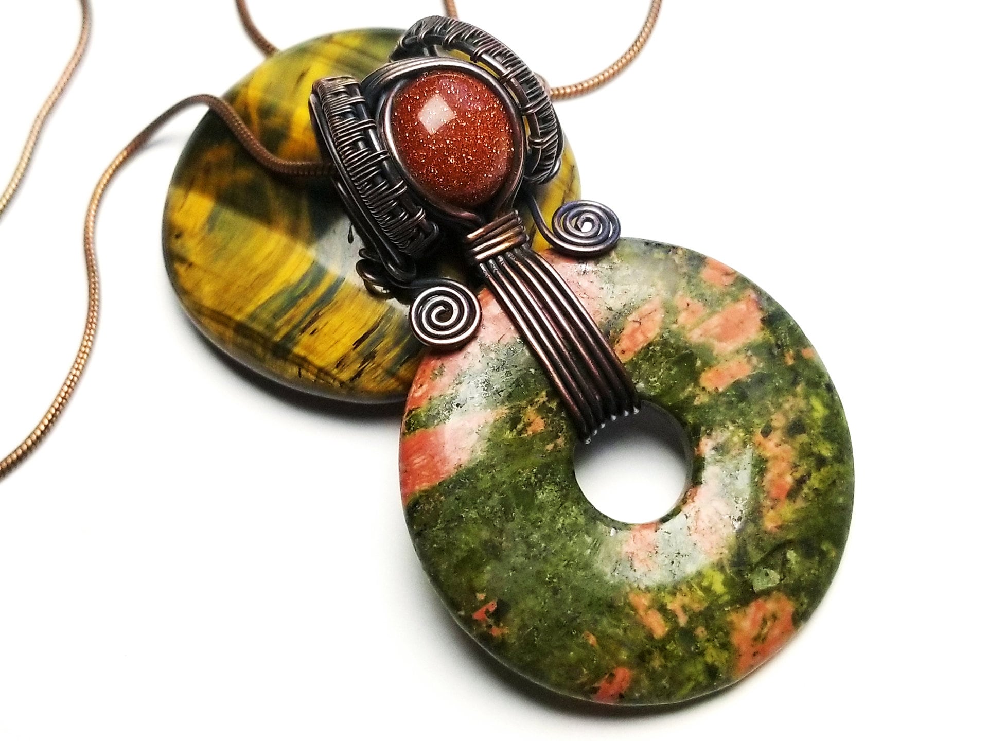 Wire Wrap Tutorial Wire Wrap Donut Pendant Tutorial How to Etsy