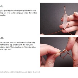 Wire Wrap Tutorial Wire Wrap Crystal Point Tutorial image 7