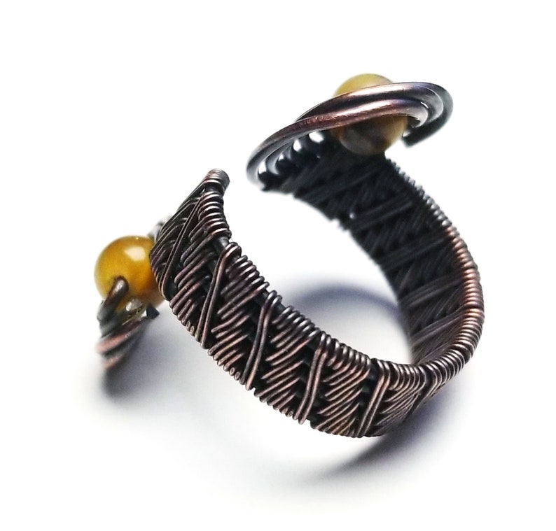 Wire Wrap Ring Tutorial Spiral Wire Wrap Ring Tutorial Etsy