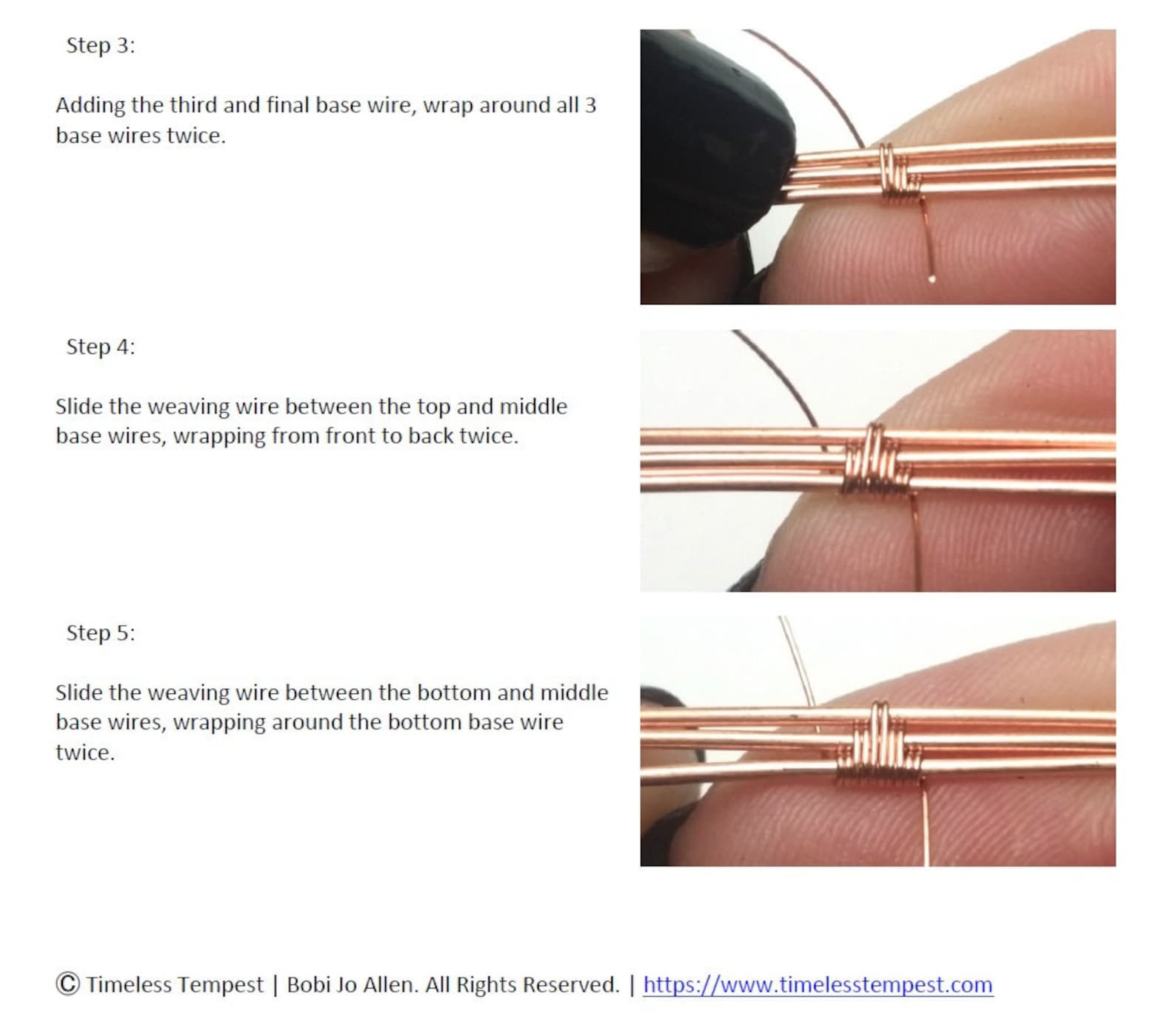 Beginner Wire Wrapping Weaves Tutorial (digital Download) - Etsy