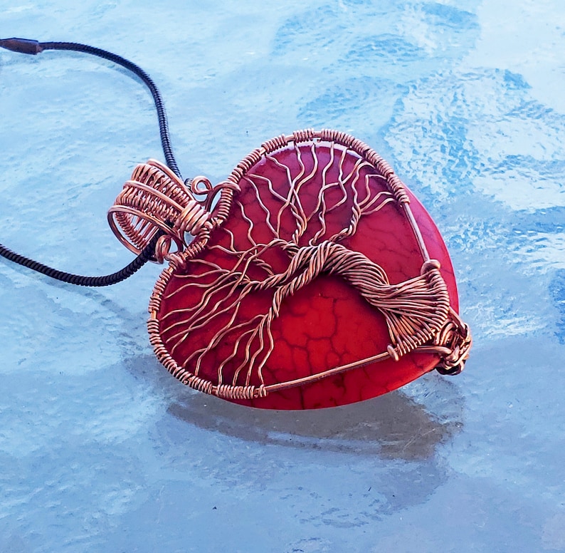 Wire Wrap Heart Pendant Tutorial by Bobi Jo Gilman Etsy