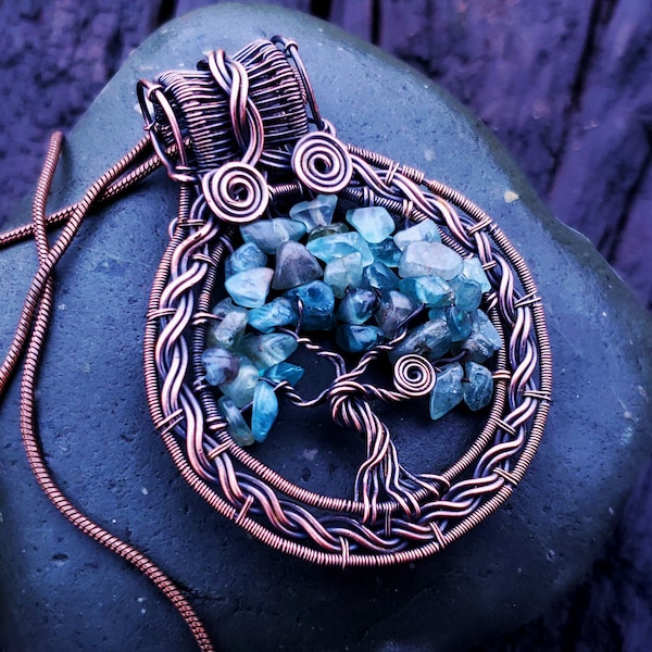 Tree of Life Wire Wrap Tutorial | How To Make A Beaded Wire Tree of Life Pendant Necklace | By Bobi Jo Gilman