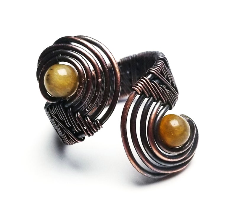 Wire Wrap Ring Tutorial Spiral Wire Wrap Ring Tutorial Etsy