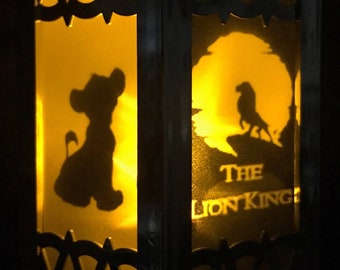 The Lion King  Inspired Battery-Operated Plastic Mini Lantern