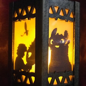 How to Train Your Dragon v2 - Inspired Battery-Operated Plastic Mini Lantern