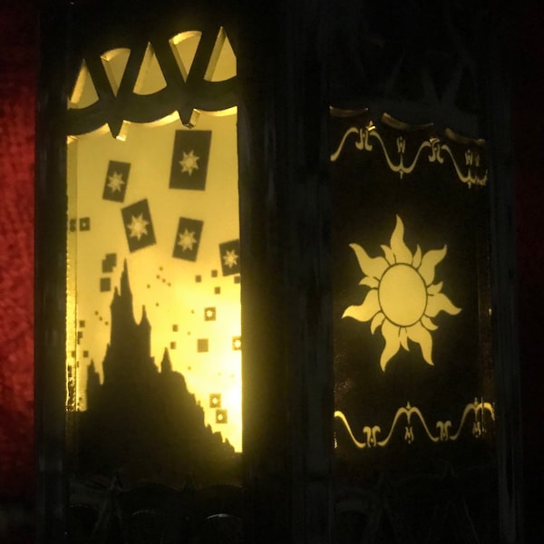 Disney - Tangled (v2) Inspired Battery-Operated Plastic Mini Lanterns