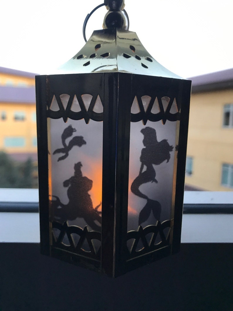 Disney The Little Mermaid Inspired Battery-Operated Plastic Mini Lantern image 5