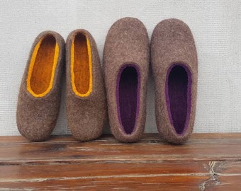 Felted boots, slippers