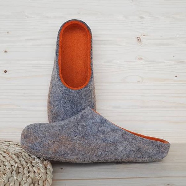 felted wool slippers