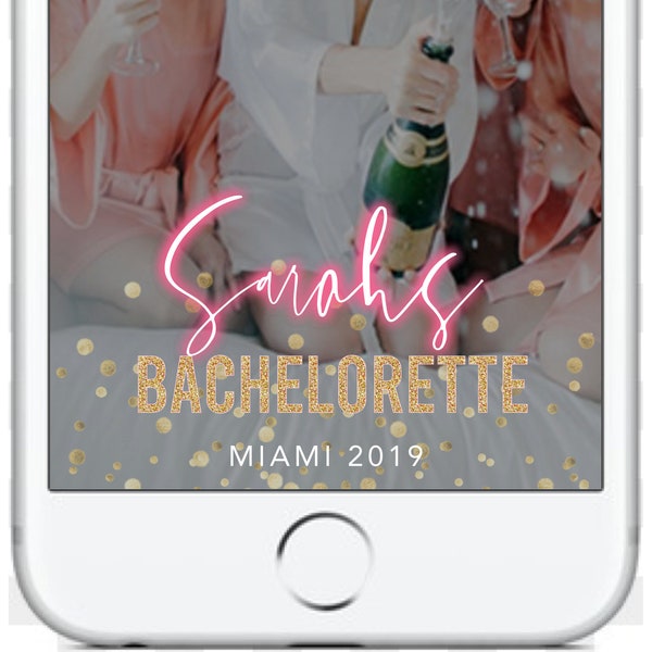 Bachelorette Party Snapchat Filter