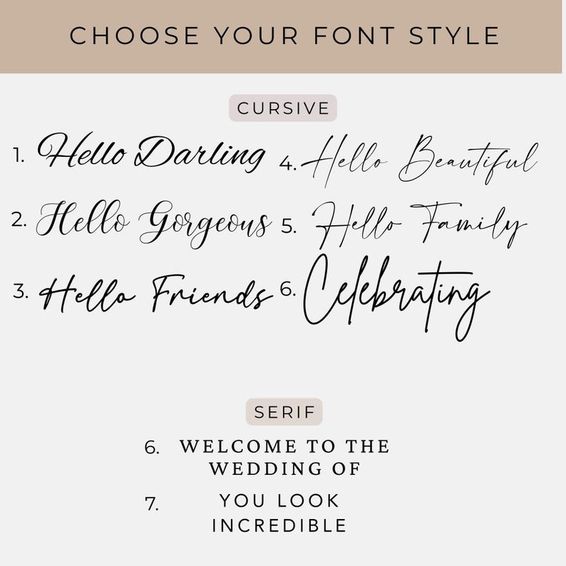 Wedding Mirror Decal, Custom Welcome Sign Sticker, Personalized Selfie Mirror Sign, Reception Entrance Decor, DIY Wedding Vinyl image 6