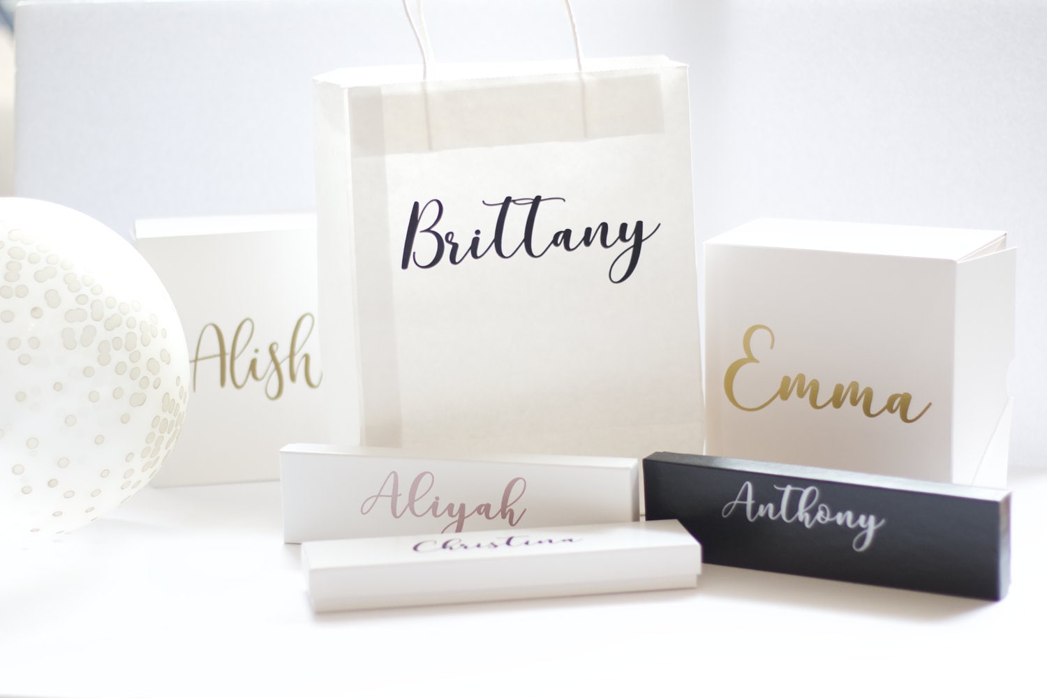 Custom Gift Bag Decals Custom Vinyl Decals Decals for Etsy Canada