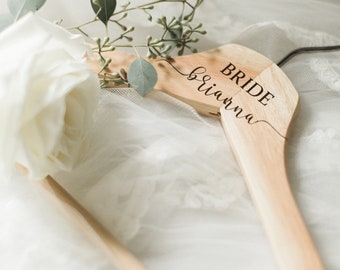 WEDDING HANGER DECALS |Custom Bridal Party Gifts | Bridesmaid or Maid of Honor Gifts | Personalize Dress Hangers | Mother of Bride or Groom