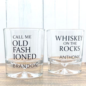 Personalized Groomsman DECALS for Whiskey glasses Beer steins CUSTOMIZE your Bridal party Glasses Great Gift idea for Wedding Party image 6