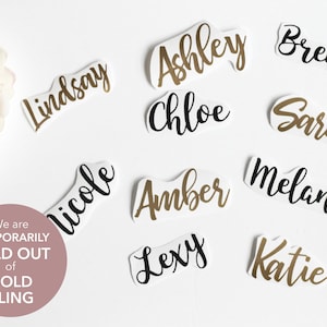 Glass Cling Decals-Reusable-Temporary-Custom Name Decal