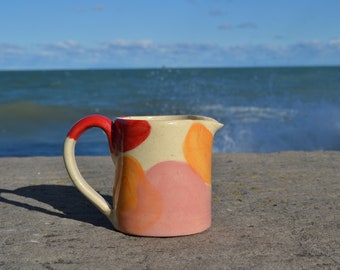 Hand Painted Ceramic Pitcher
