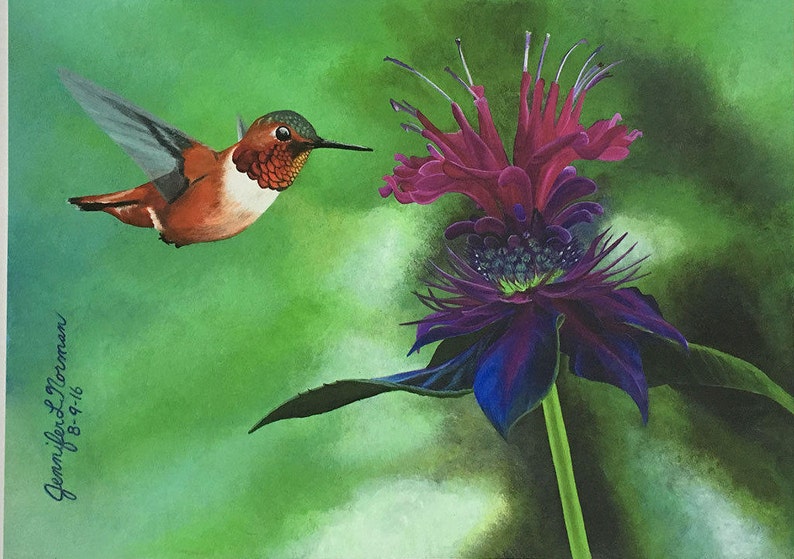 Hummingbird Art Hummingbird Hummingbird Wall Art Home Etsy