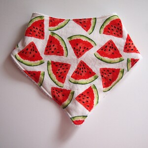 Watermelon Drool Bib Triangle Bib Bandanna Bib