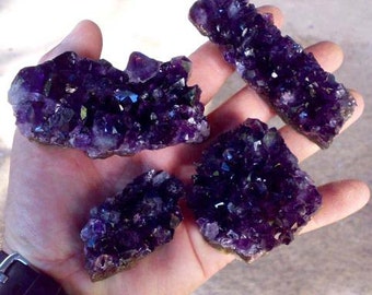 Amethyst Cluster, Amethyst Crystal, Raw Amethyst Dark & Natural, Purple Crystal Stone, February Birthstone, Raw Amethyst Cluster, Home Decor