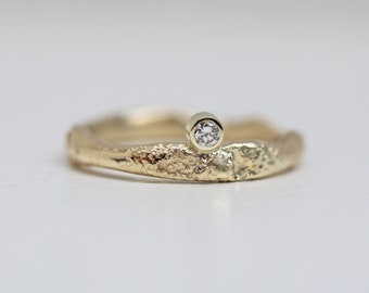 Verlobungs.RING & Brillant en OR