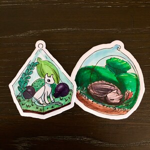 Toothless & Light Fury Sticker - HTTYD Decal - Light Fury Toothless Vinyl Laptop Stickers - Dragon Succulent - How to Train Your Dragon Art