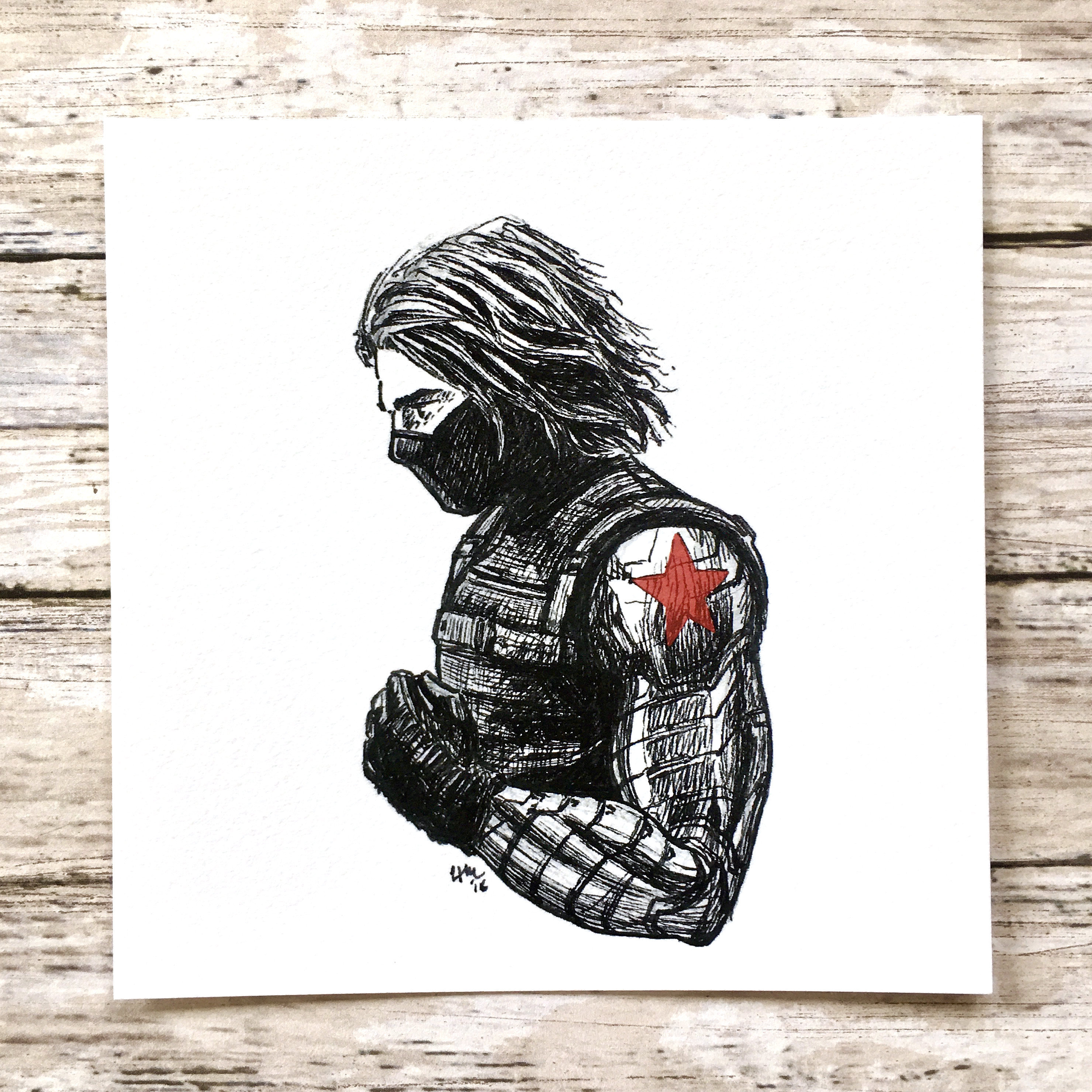 Bucky Barnes Marvel - 5D Diamond Painting 