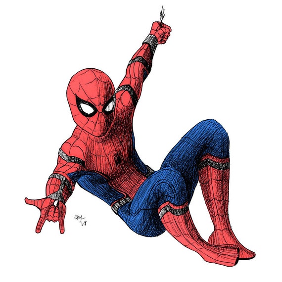 mythpat hi Spider-Man hai!!! 🕷 . . Pose reference - @quill.01 #mythpat # spiderman #spidey #spidermanart #illustration #procreate… | Instagram