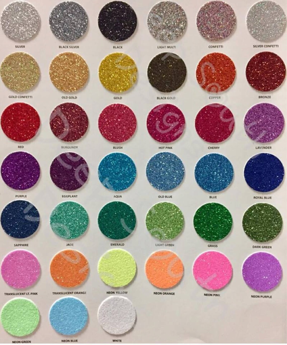 Siser Glitter HTV 12 X 20 Glitter Vinyl Glitter Heat Vinyl Etsy