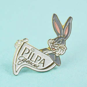 Pins Bugs Bunny Looney Tunes, Carrot Rabbit, "ice pilpa", pin pin geanimeerde film strips 80s/90s