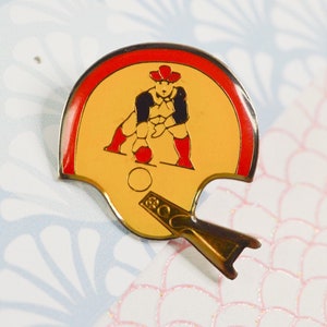 Pin Vintage Baseball-Helm, Sport-Pin, Sport, Patin Ziel Käfig, Pin 80er/90er Jahre, E-Mail-Harz-Metall-Rock