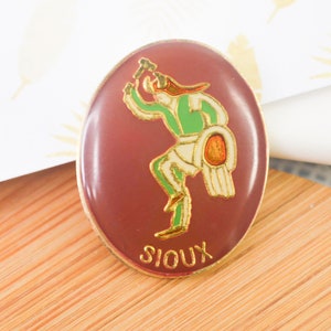 Pin's Indian Chef, copricapo piumato, nativo americano, Vintage di Pin anni '80 / '90, spilla colletto, gioiello colletto, smalto, grunge, funky, rock