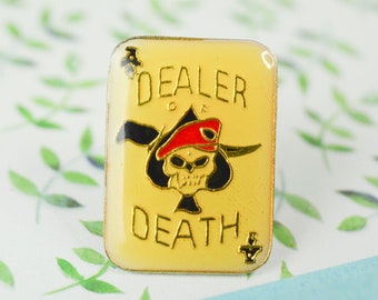 funky metal rock /& roll brooch Vintage pins slogan broadview post n 625 the american legion American post army biker badge pin