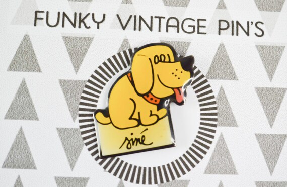 Comic book player dog pins, dog, puppy, Siné Desi… - image 7