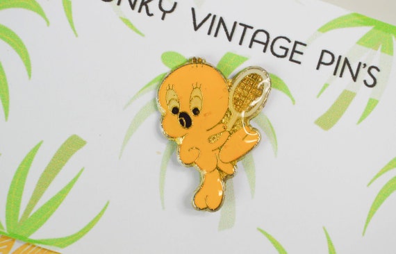 Vintage pins Tweety bird, racket bird, Titi and G… - image 7