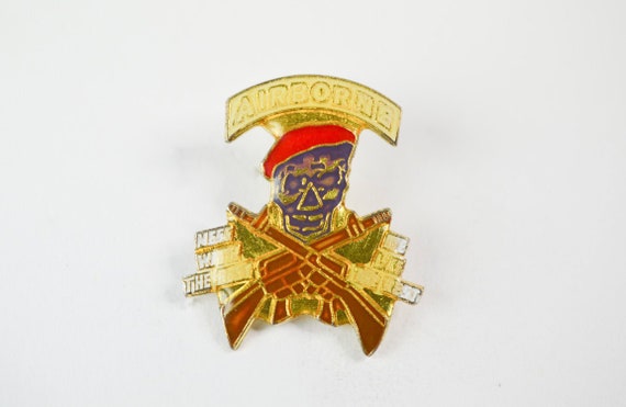 funky metal rock /& roll brooch Vintage pins slogan broadview post n 625 the american legion American post army biker badge pin