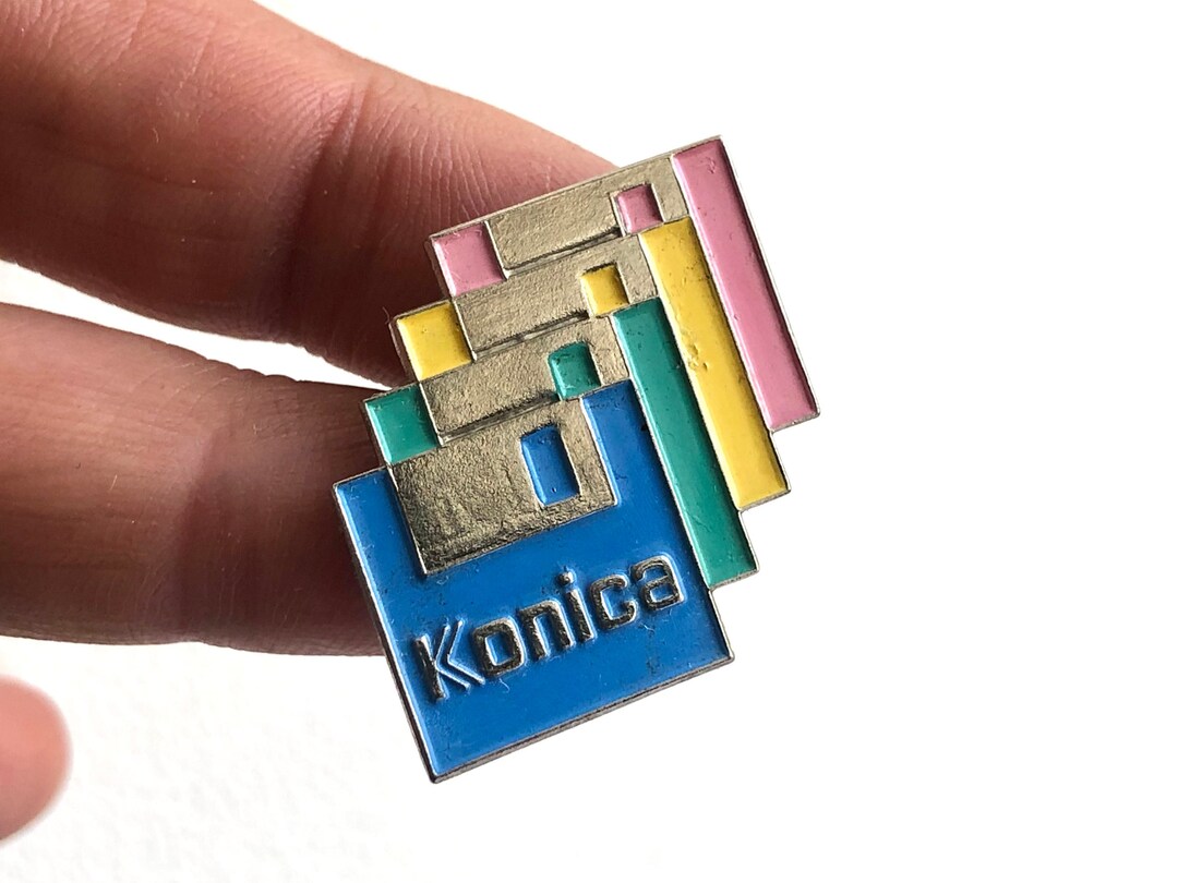 Multicolored Floppy Disk Pins, Konica, 90s Computer, Computer Equipment