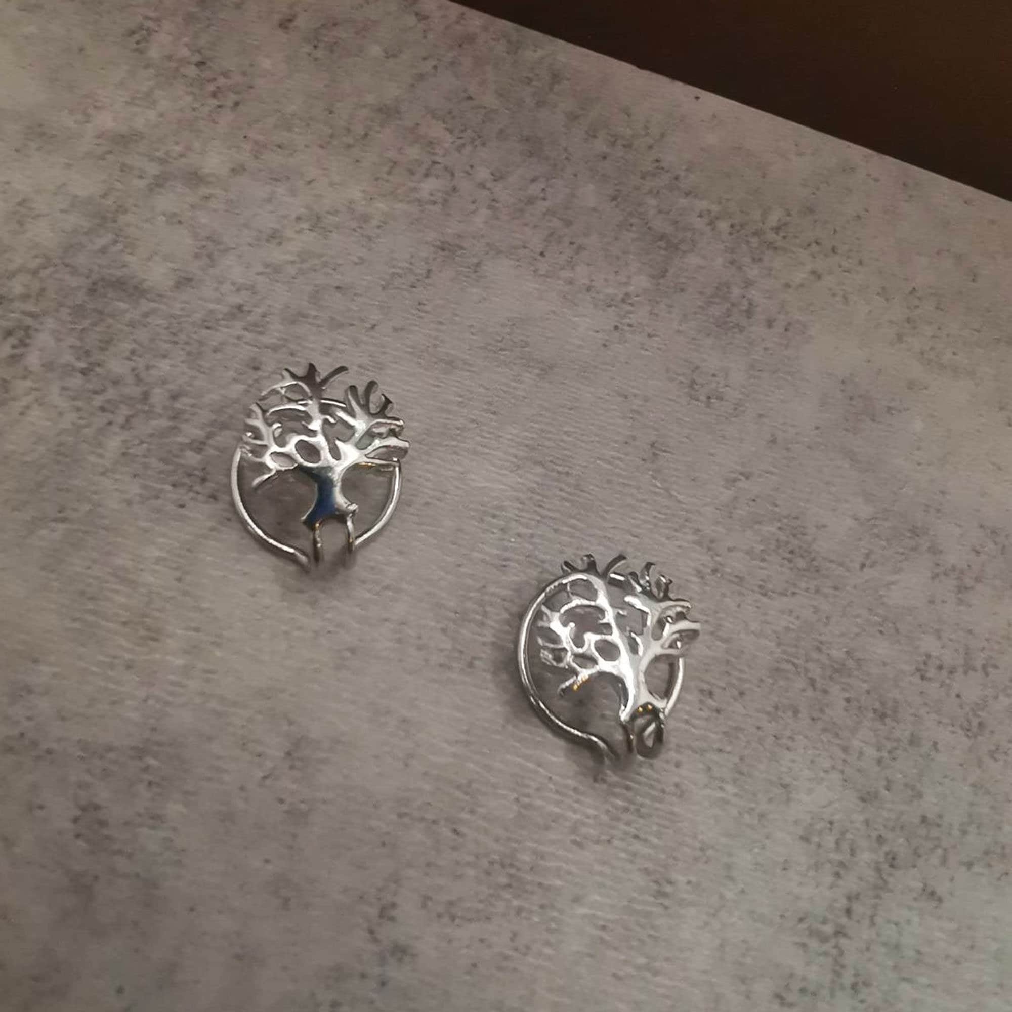 Tree of Life Ear Cuff: Sterling Silver Clip-on Earring - Etsy display picture 1