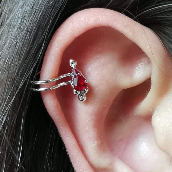 Swarovski crystal hotsell helix earrings