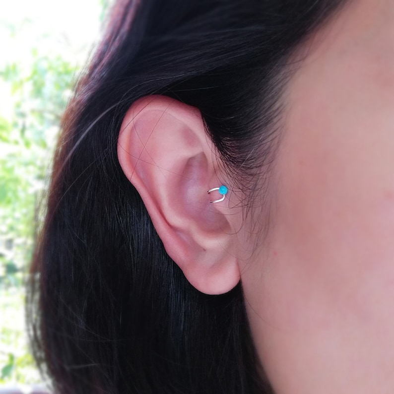 Tragus Earring Tragus Ear Cuff Ear Cuff No Piercing Single Etsy