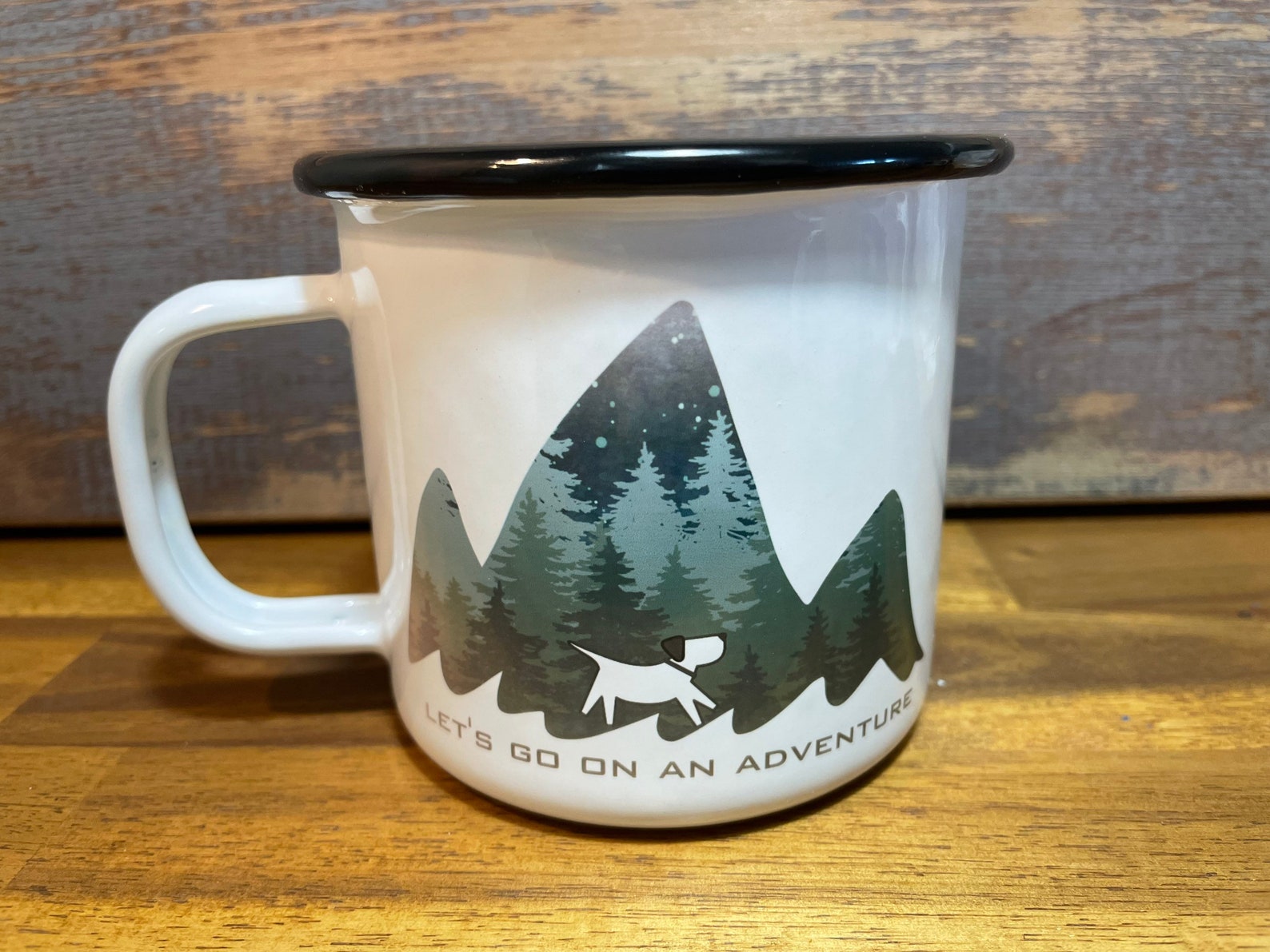 Camp Mugs Enamel 15 Oz Etsy