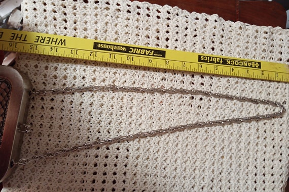 Vintage Aluminum mesh purse Aluminum fishtail pur… - image 8