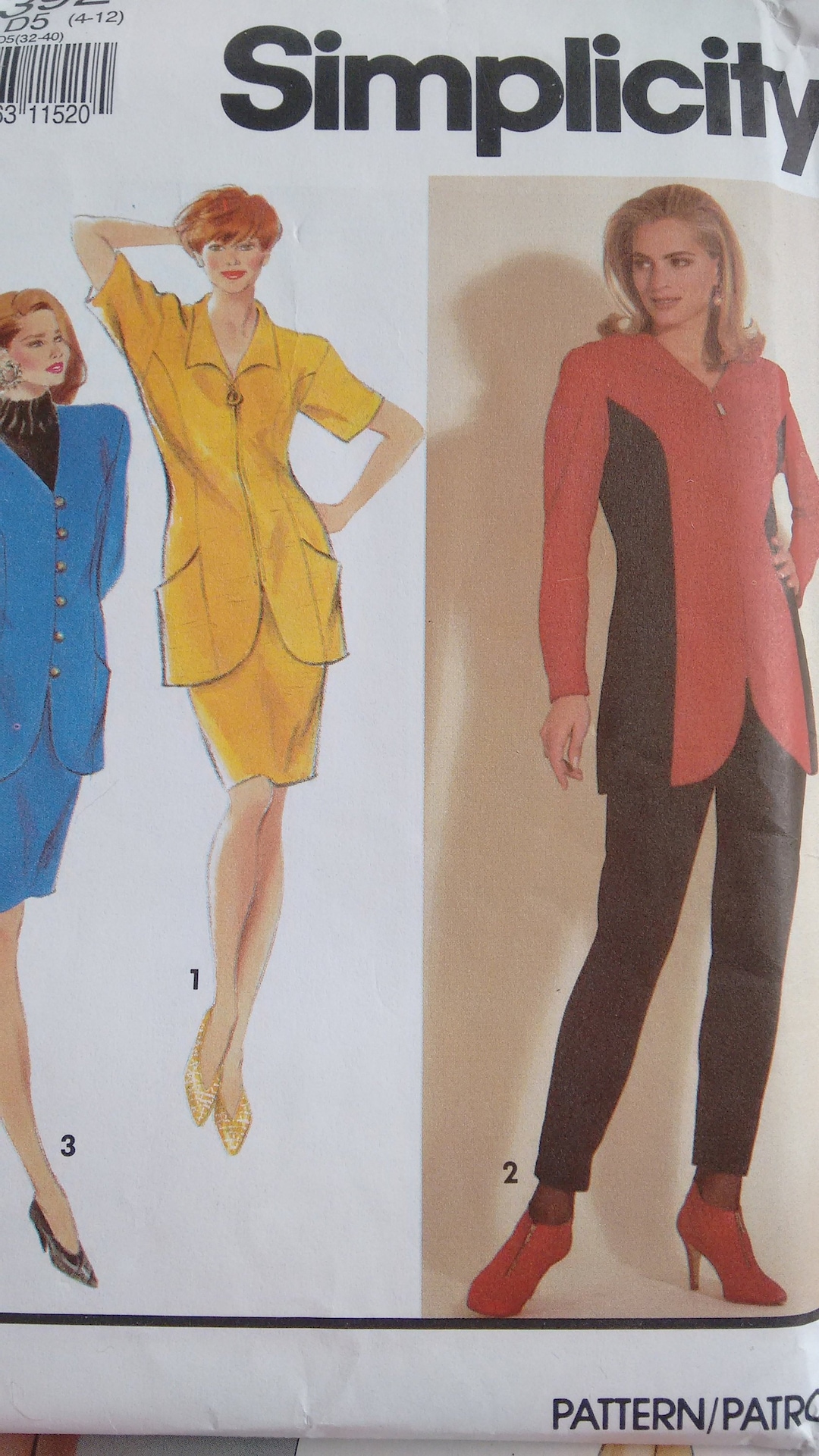 Ladies Designer Clothes Patterns Vintage Sewing Patterns Free Ship ...