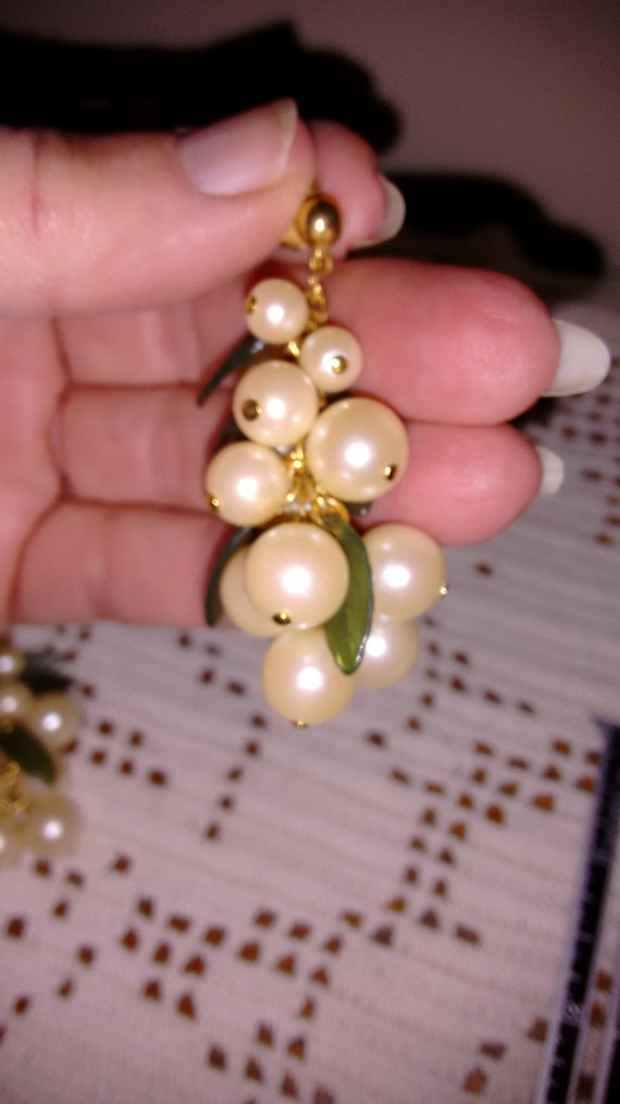 drop earrings pearl jewelry Avon earrings bridal … - image 3