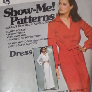 vintage sewing patterns McCall&#39;s 5895 women&#39;s plus size dress easy sew patterns show me patterns ladies XL patterns 2 hour pattern free ship