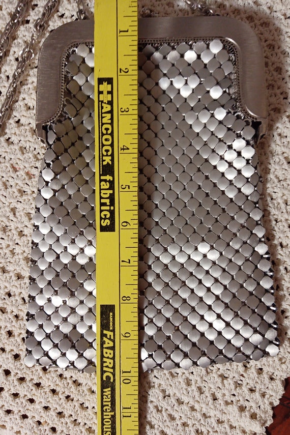 Vintage Aluminum mesh purse Aluminum fishtail pur… - image 10