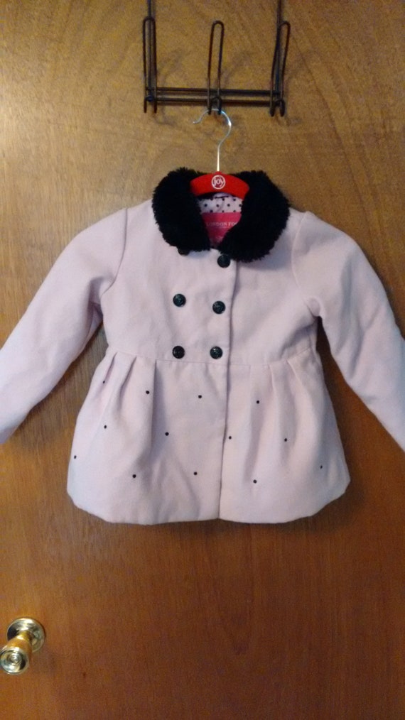 toddler clothes London fog coats kids coats pink j