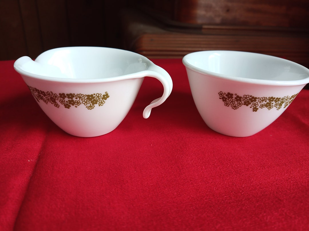 Vintage Corelle Dishes Vintage Creamer and Sugar Sets Spring Blossom Corelle Dishes Gifts for