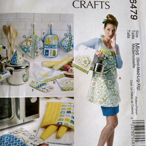 DIY Craft patterns Apron pattern McCall&#39;s sewing patterns potholder pattern tea cozy pattern beginner sewing pattern teen sewing patterns